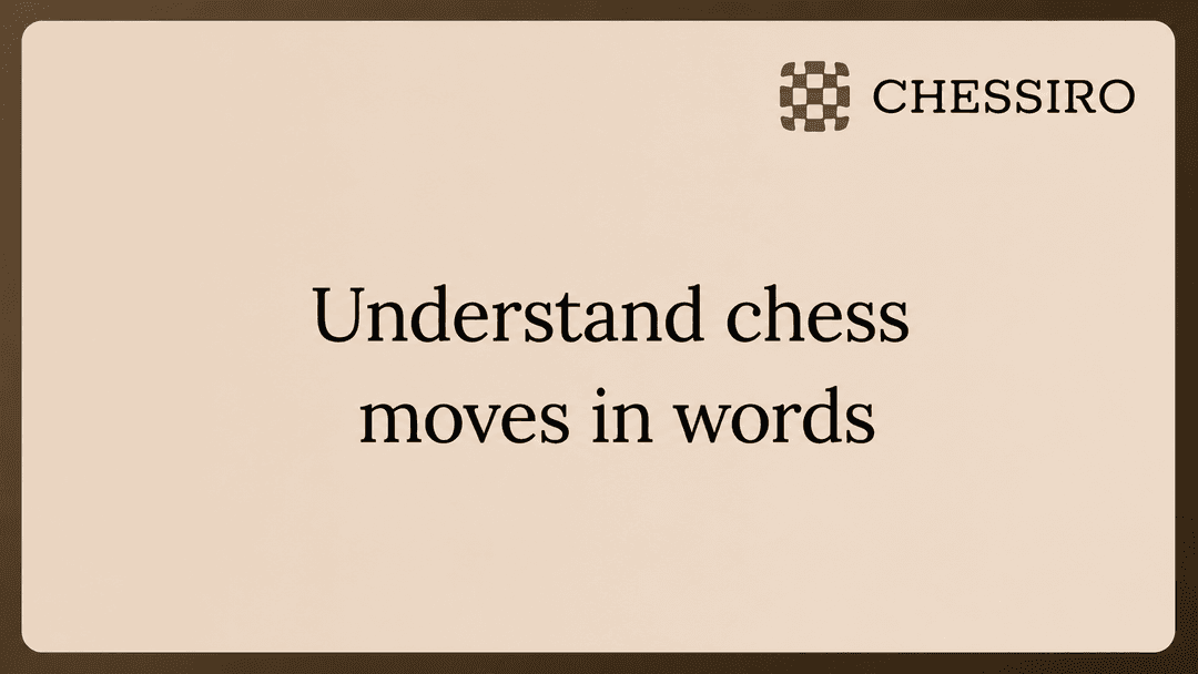 Chess Move Explanations: Why Your Move Was Bad | Chessiro
